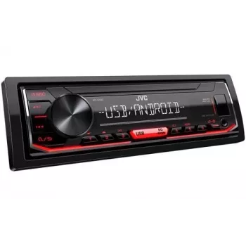 Auto digitaalmeedia vastuvõtja JVC KD-X162 1 DIN, 200 W, 24-bitine DAC, FLAC/MP3/WAV/WMA, eesmine USB Type-A, 3,5 mm, LCD 2-realine, must