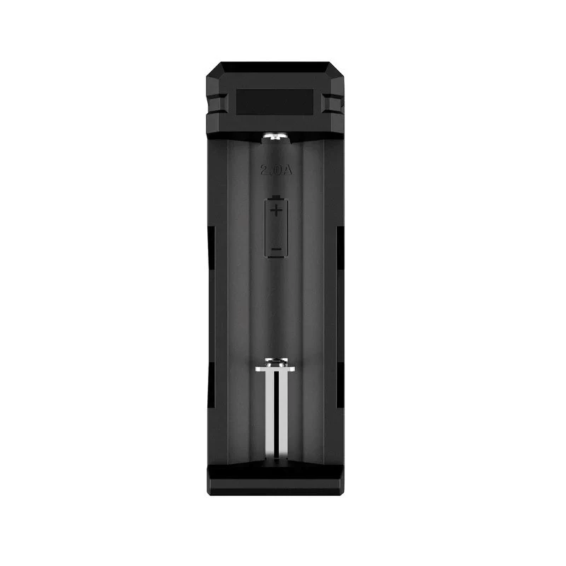 Aku laadija XTAR SC1 ühe pesaga USB‑C Li‑ion 18650 elementidele, 1-pesaline, must