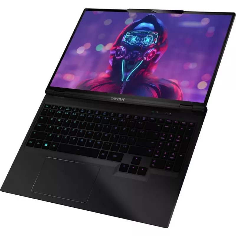 Captiva Advanced Gaming I86-221 86221 mängusülearvuti 38,9 cm (15,3 inch) 2560x1600 - Intel Core i7-13620H - 1TB SSD - GeForce RTX 4050 - HDMI/USB-C - Windows 11 Home - Must (86221)