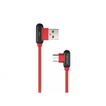 USB-kaabel NATEC NKA-1201 USB 2.0 1m USB A USB C Must Punane