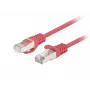 Patchcord võrgukaabel LANBERG PCF6-20CC-0100-R RJ45 Cat.6 1M punane