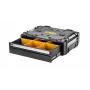 Tööriistakast DeWalt DWST08510-1 — alumiinium- ja plastkonstruktsioon, must/kollane