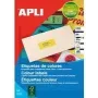 Agipa Colored multipurpose label 100 A4 70 x 31 kollane