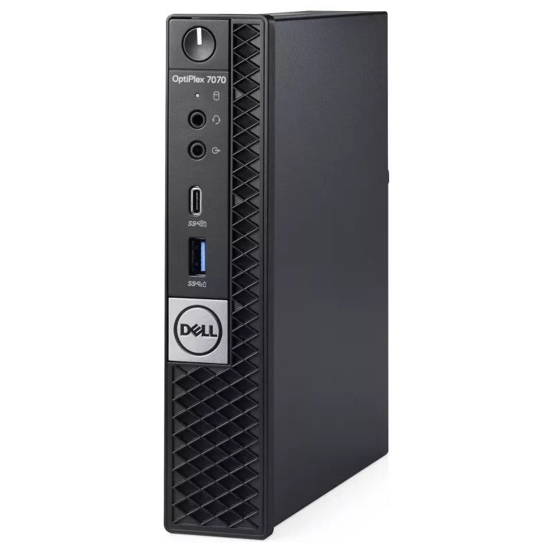 Mini-arvuti tecXL OptiPlex 7070 MP (uuendatud) — Intel Core i3-9100T, 16 GB DDR4, 256 GB SSD, Windows 10 Pro, MFF