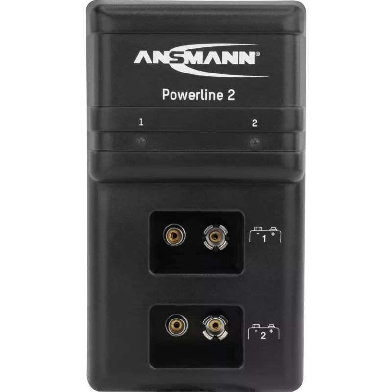 ANSMANN POWERline 2 – akulaadija – 2x9V (5107043)