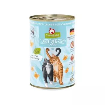 GRANATAPET DeliCATessen lõhe ja kalkun - märg kassitoit - 400g