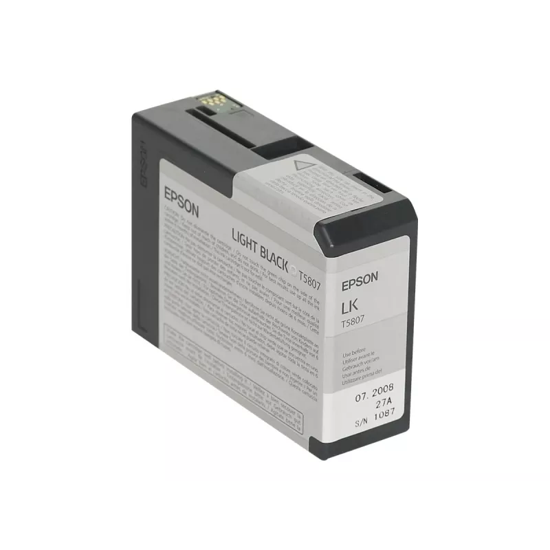 Epson üksikpakend hele must T580700, hele must, pigmendipõhine tint, 80 ml, 1 tk