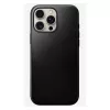 Mobiiltelefoni ümbris Nomad Modern Leather ümbris iPhone 16 Pro Max jaoks, 6,9 tolli (17,5 cm), must, nahk+PC+TPU