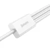 USB-kaabel Baseus SUP0003529 — USB 3.2 Gen 1 (3.1 Gen 1), 1 m, USB-A kuni USB-C / Micro USB-A / Lightning, valge