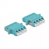 Fiiberoptiline adapter DELOCK LC emane-emane OM3 dupleks (2 tk)