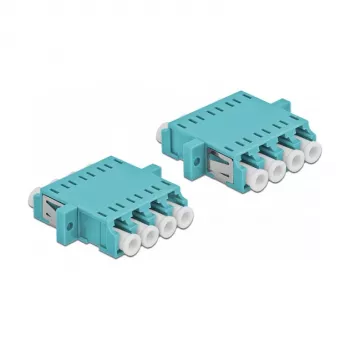 Fiiberoptiline adapter DELOCK LC emane-emane OM3 dupleks (2 tk)