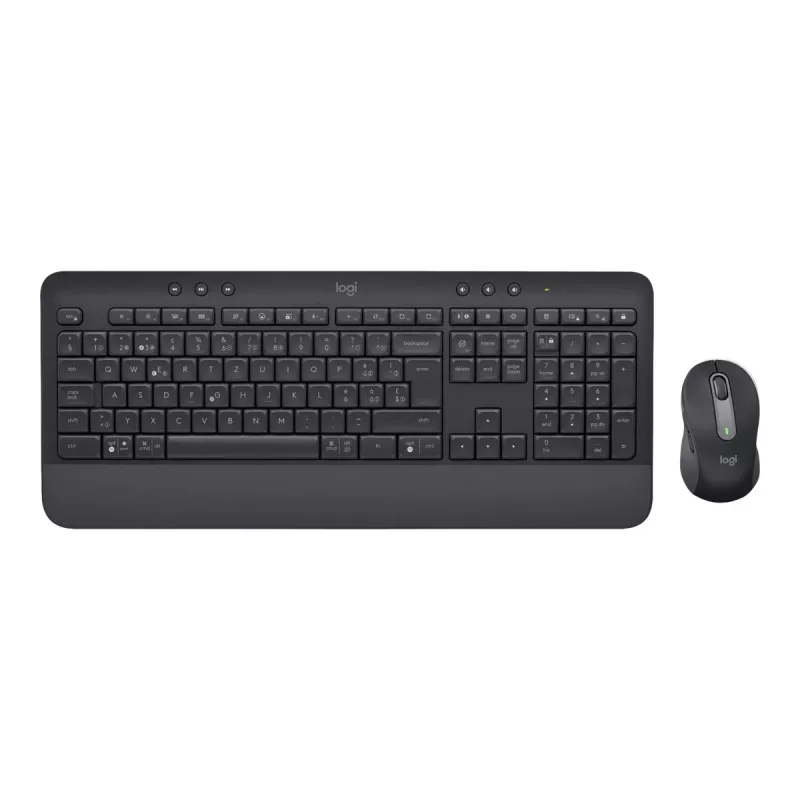 Logitech Signature MK650 Combo for Business Belgia täissuuruses juhtmeta klaviatuur ja hiir