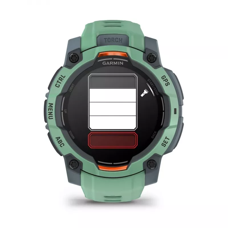 Garmin Instinct 3 AMOLED 3,05 cm (1,2) 45 mm digitaalne 390 x 390 pikslit puutetundlik roheline GPS (satelliit)