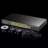 Hallatav kommutaator Cudy GS2028PS4 L2 Gigabit Ethernet 24 porti PoE 1U must