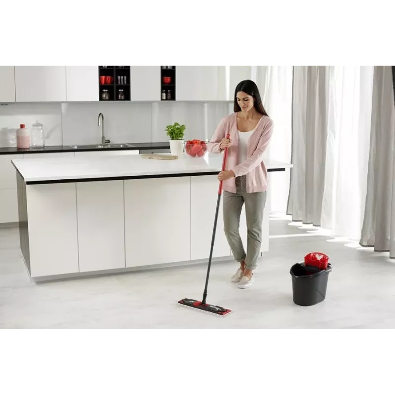 VILEDA mop Ultramax XL Box — pestav mikrokiust 360° pöörlev pea, kokkupandav, kõvadele põrandatele