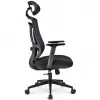 Kontoritool Sharkoon OfficePal C10 — must, ergonoomiline disain, reguleeritav kõrgus