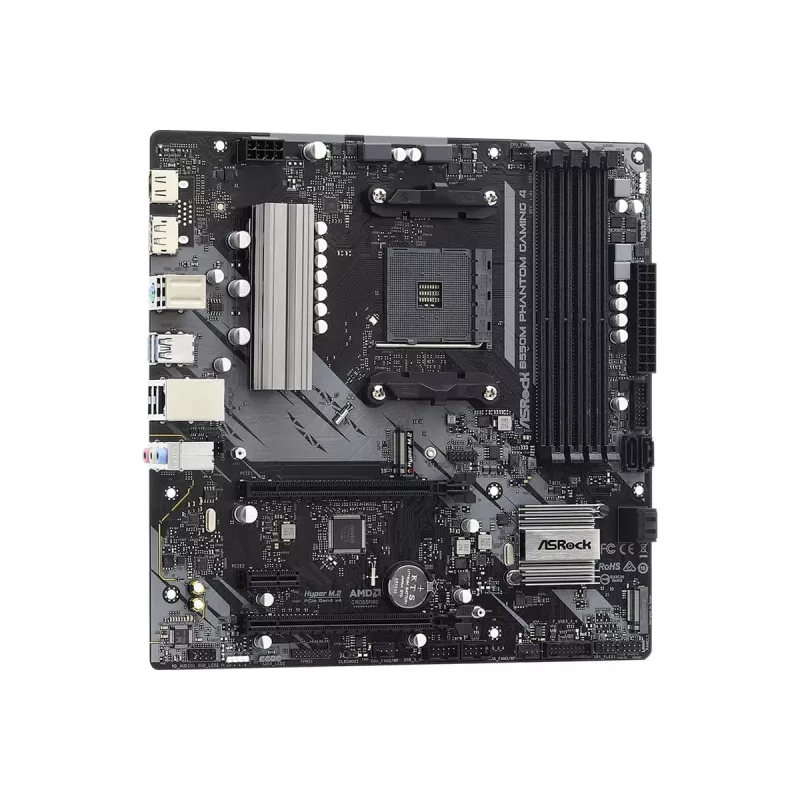 Emaplaat ASRock B550M Phantom Gaming 4 AMD B550 pesa AM4 micro ATX