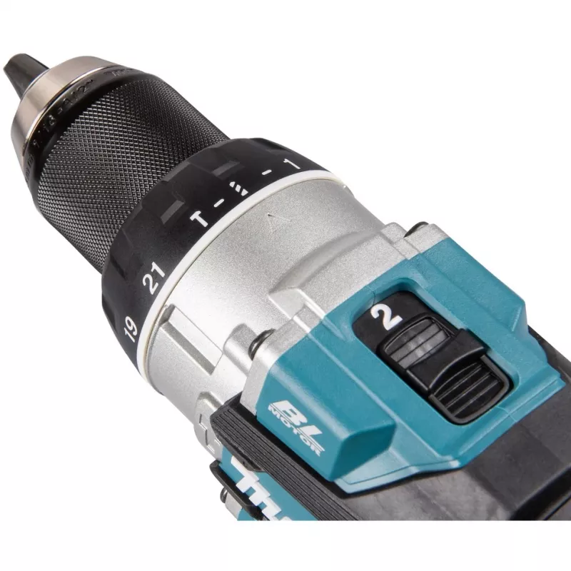 Makita DHP489RTJ akukruvikeeraja/löökkeeraja 1800 p/min Must, Sinine