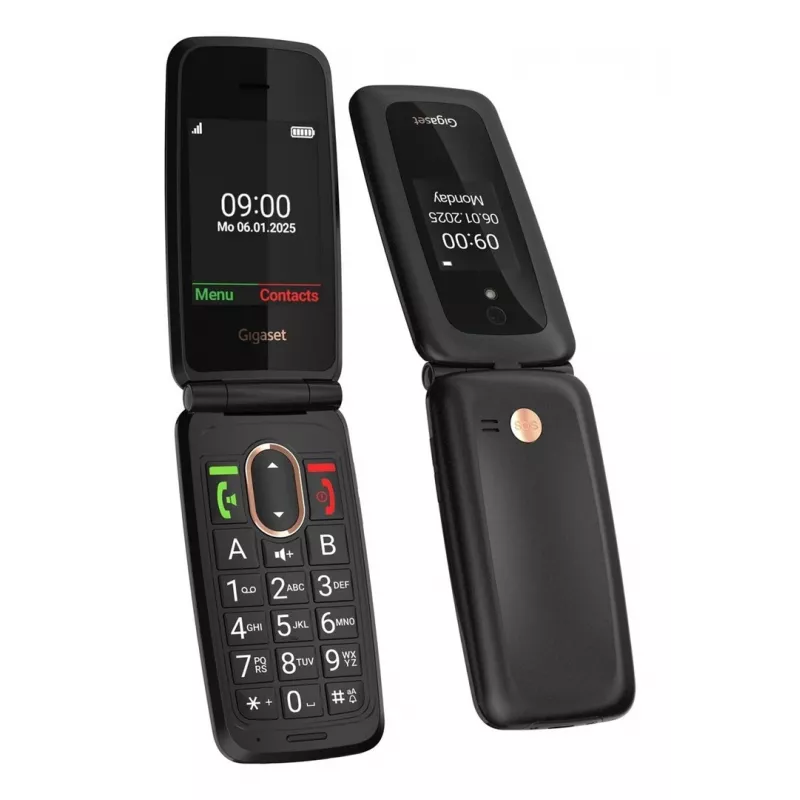Gigaset GL795 7,11 cm (2,8) 142 g 48MB Must vanematele telefon