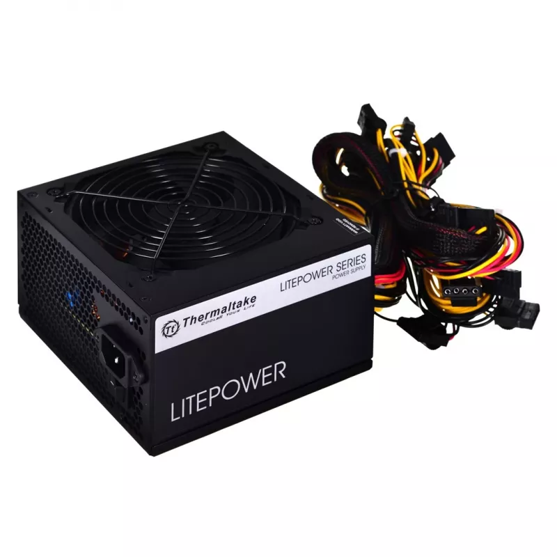 Toiteplokk Litepower II Must 450W, Active PFC, 2xPEG, 120mm