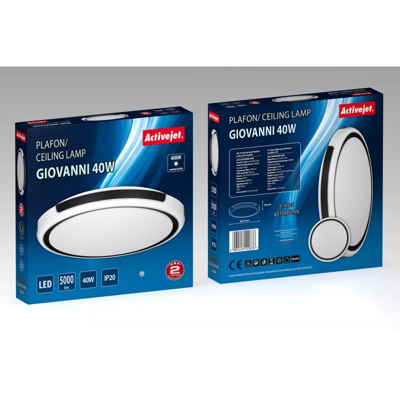 Activejet AJE-GIOVANNI LED laevalgusti 40W