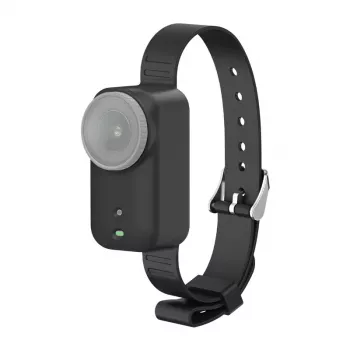 Silikoonrihm / lemmikloomarihm Puluz DJI Osmo Nano jaoks (must)