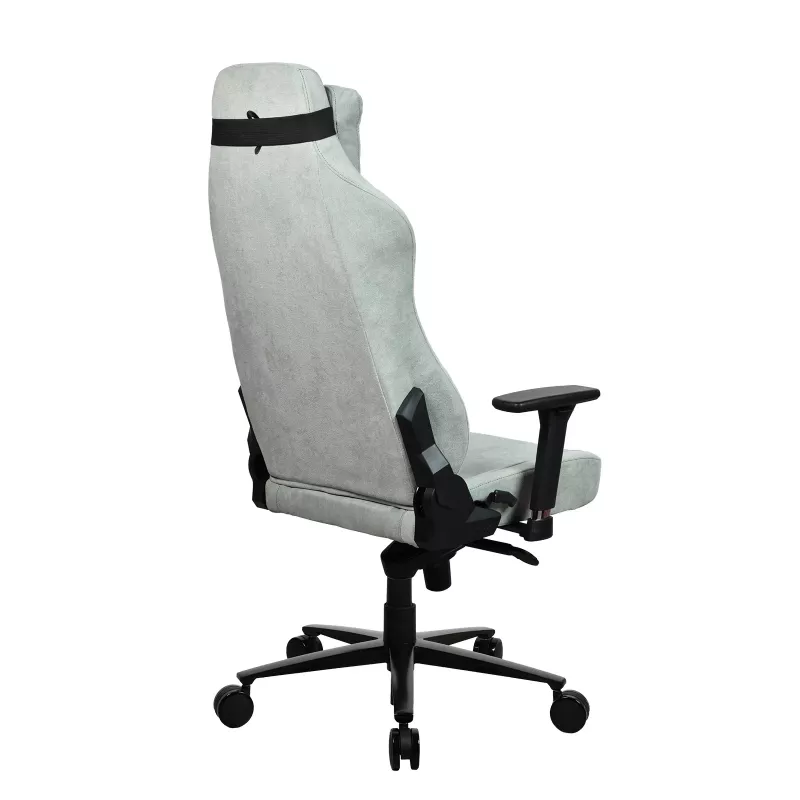 Mängutool Arozzi Vernazza SoftFabric Pearl roheline — ergonoomiline mänguiste, pehme kangas