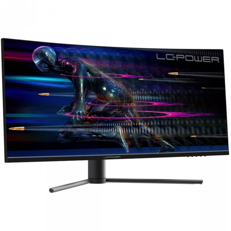 LC-Power LC-M34-UWQHD-165-C arvutimonitor 86,4 cm (34 tolli) 3440 x 1440 pikslit UltraWide Quad HD must - punane (LC-M34-UWQHD-165-C)