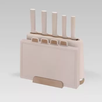 Maestro MR-1412-BEIGE nugade komplekt plokiga + lõikelaua komplekt beež