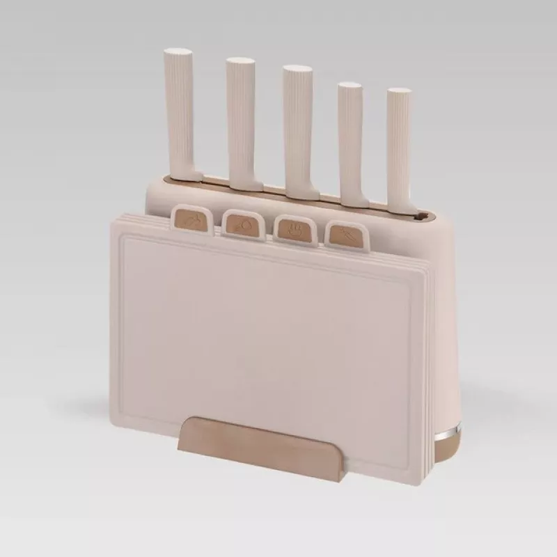 Maestro MR-1412-BEIGE nugade komplekt plokiga + lõikelaua komplekt beež