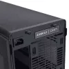 PC korpus Lian Li A3-mATX Micro Tower — Micro-ITX/Micro-ATX, Puit ja Must, toetab ATX/SFX/SFX-L toiteplokke