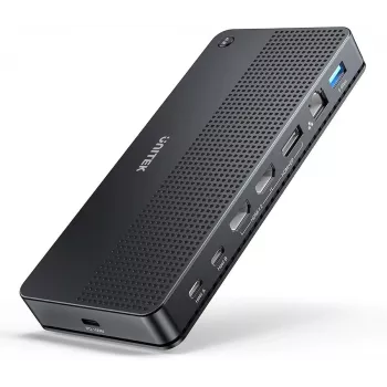 Dokkimisjaam UNITEK D1103A01 USB4 juhtmega must 100W toiteedastus