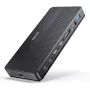 Dokkimisjaam UNITEK D1103A01 USB4 juhtmega must 100W toiteedastus