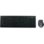 MediaRange MROS104 - klaviatuuri ja hiire komplekt - juhtmevaba - QWERTY - GB - Hall, Must (MROS104UK)