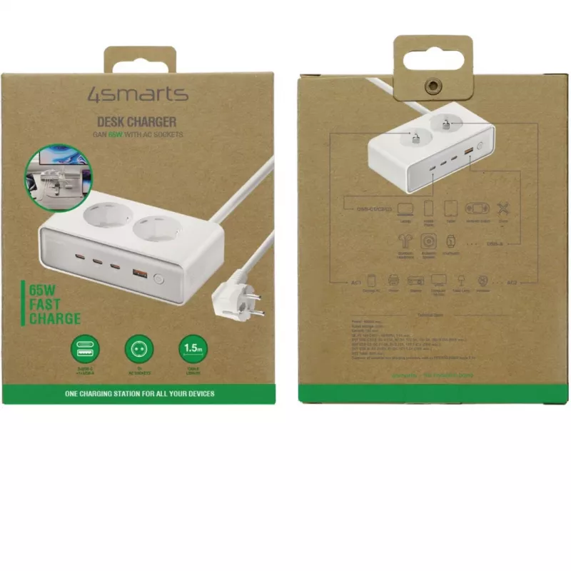 Laadija 4smarts 540065 Universal AC kiirlaadimine 4 porti