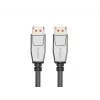 DisplayPort-kaabel LANBERG CA-DPDP-20CU-0010-BK — DisplayPort-DisplayPort, 1 m, Must/Hõbedane