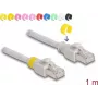 võrgukaabel DeLOCK RJ45 Cat.6A S/FTP 1m hall