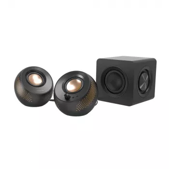 Creative Labs Creative Pebble X Plus kõlarikomplekt 30 W Universaalne Must 2.1 kanalit Bluetooth