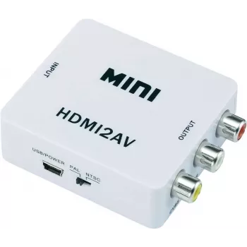 HDMI-RCA-muundur SpeaKa professional 989287 — 1×HDMI-sisend 3×RCA-väljundisse
