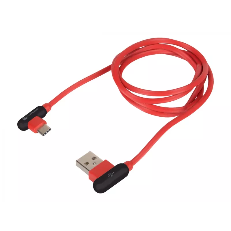 USB-kaabel NATEC NKA-1201 USB 2.0 1m USB A USB C Must Punane