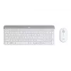 Logitech Slim Wireless Combo MK470 - klaviatuuri-hiire komplekt - juhtmevaba - 2,4 GHz - hispaania keel - valkjas (920-009199)