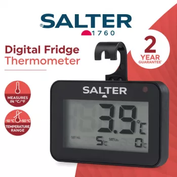 Digitale külmiku termomeeter Salter SA00574BFEU12 LCD-ga, temperatuurivahemik -20 kuni 50°C