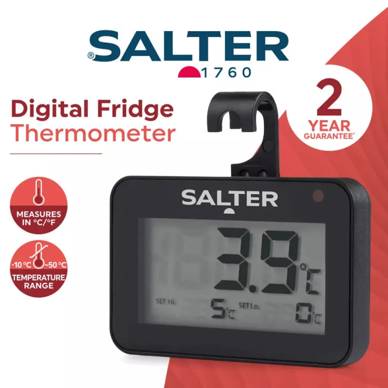 Digitale külmiku termomeeter Salter SA00574BFEU12 LCD-ga, temperatuurivahemik -20 kuni 50°C