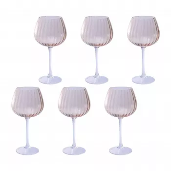 6 joogiklaasi komplekt Rose&Tulipani U20177611N24-Z, 460 ml mahutavusega igaüks