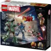 Ehituskomplekt LEGO Marvel Super Heroes Iron Man War Machine komplekt 76320, 204 tk, 2 minifiguuri, 100 mm kõrgus