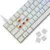 Juhtmega mehaaniline klaviatuur White Shark Shinobi-2 (GK-004211) — USA paigutus, punased lülitid, valge