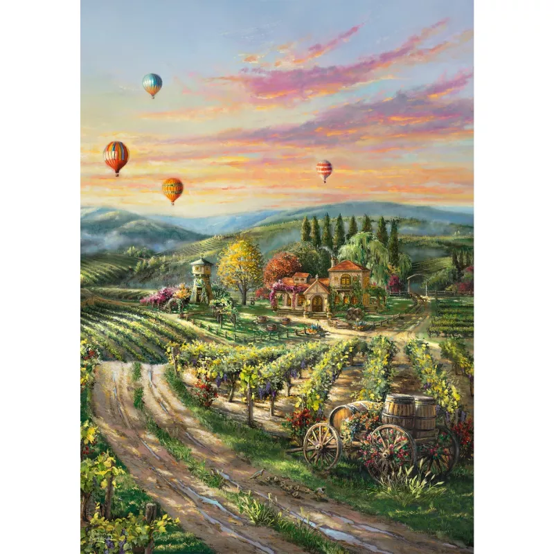 Thomas Kinkade Studios: Peaceful Valley Vineyard, pusle
