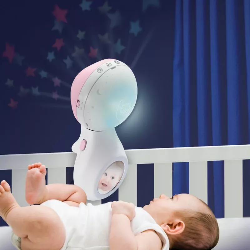 Beebimuusikakarp B-kids 3in1 Infantino 150302050 — puudriroosa, 3-ühes rahustav mänguasi