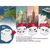 Reisiadapter GEMBIRD TPA-EU1A1C20-01-W 20W, USB-A 18W + USB-C 20W, Schuko pistikupesa, sisend 100–250V