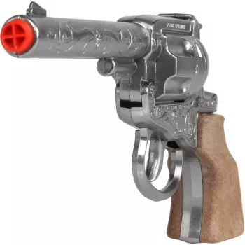 Mänguasi metallist kauboi revolver Gonher 8-lasuline mudel 239842